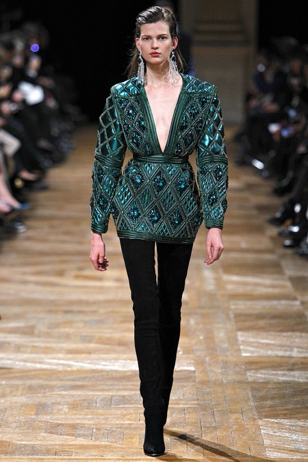 Bette Franke for shows Paris Fall/Winter 2013 Balmain